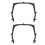 (L) 2x Tandheelkundig Rubberdamframe, autoclaafbaar 2