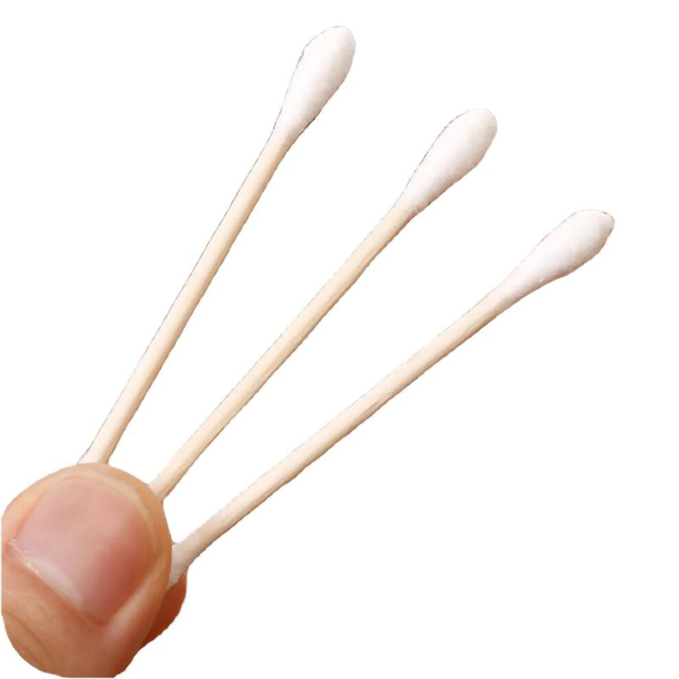 100pcs Cotton Swabs Double End Disposable Soft Buds for Makeup Infant