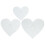 3Pcs Akryl Patchworklinjaler Professionella Sylinjaler Hjärtformad 3