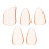 5St Professionella Pc Pipa Spikar För Stränginstrument (Orange) 2