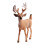 1 Pc Simulation Elk Desktop Decor Christmas Cake Topper Brown 1