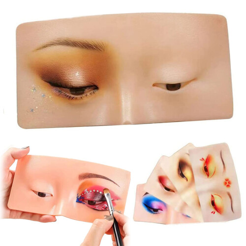 Silikon-Make-up-Praktikboard realistisch wiederverwendbar