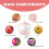 Peach Body Scrub 100g Moisturizing Fragrant Ice Cream Texture 5