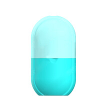 (Blue) Mini-Silikon-Gesichtsmassage-Eiswürfelform Orange