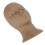 (Coffee) Removable Eyelid Silicone Mannequin Head Pink Training 5