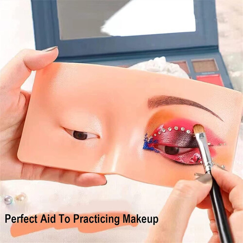 Silikon-Make-up-Praktikboard realistisch wiederverwendbar 2