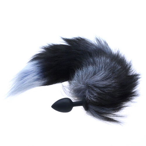 Fox Tail Cosplay Hair Band Butt Plug Silicone Anal Plug 2
