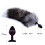 Fox Tail Cosplay Hair Band Butt Plug Silicone Anal Plug 4