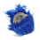 Short Blue Fluffy Anime Cosplay Synthetic Wig 3