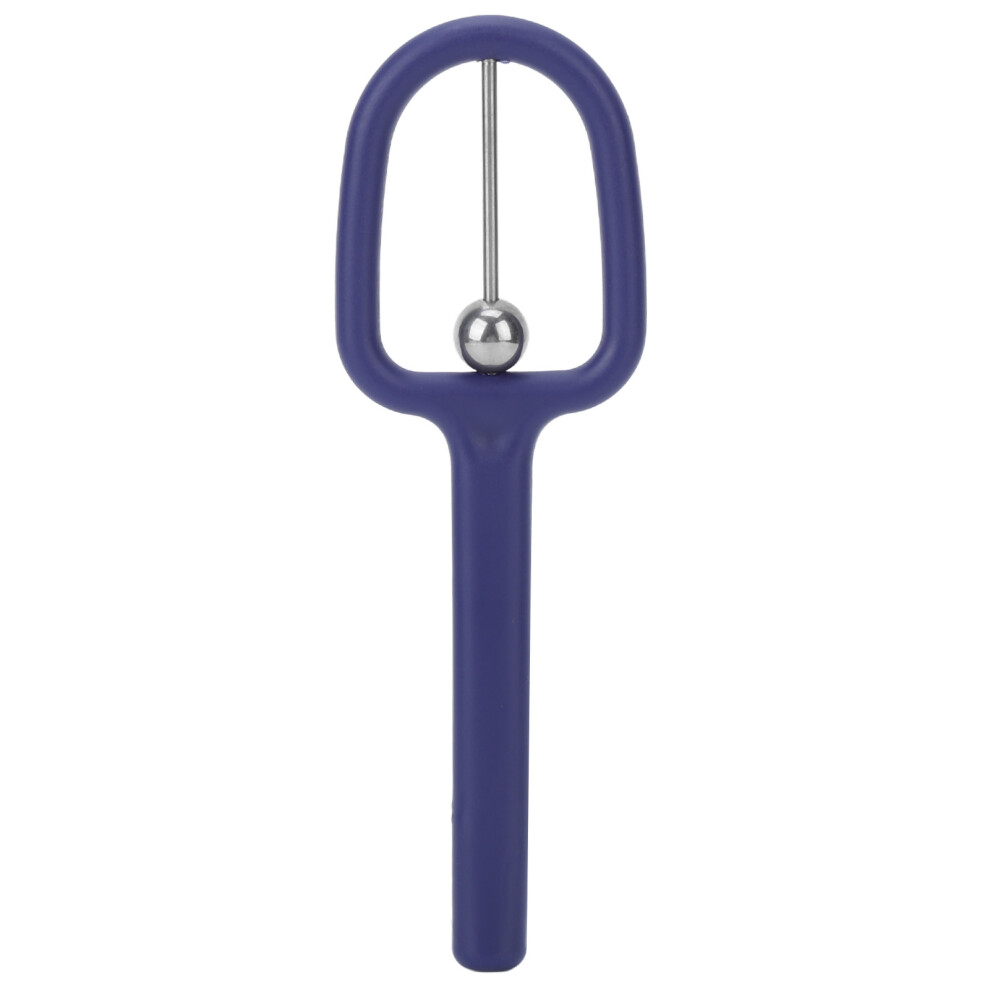 Blue/White () Tongue Tip Exercise Tool U Shaped Oral Muscle Strength Alloy