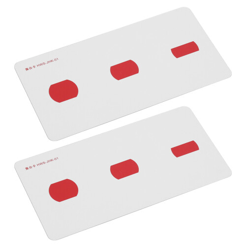 2pcs Strabismus Correction Cards Waterproof Amblyopia Training 2