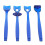 (Blue) 4 Pezzi Trainer Labbra e Lingua Arancione 3