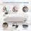 Living And Home 74*48cm White Polyester Pillow Insert 2