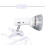 (US Plug) Lampadina LED Infrarossi 24W 3