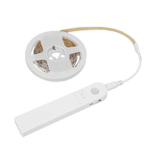 2.2yd Motion Sensor LED Strip Light 3 Brightness Auto On 2
