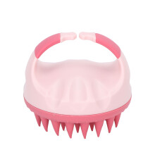 (Pink) Weiches Silikon-Wasserdichtes Kopfmassagebürste Anti-Schuppen