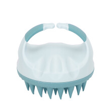 (Green) Weiches Silikon-Wasserdichtes Kopfmassagebürste Anti-Schuppen