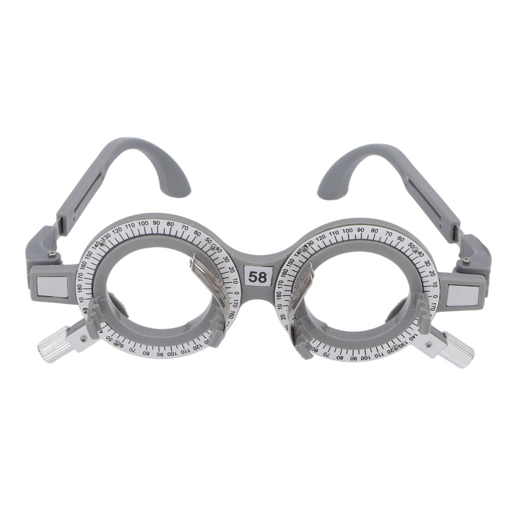 (Pupillary Distance 58mm/2.3in) Optical Trial Lens Frame Adjustable for Opticians 60mm PD