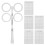 (±‑0.5 D.) Optical Flipper Plastic Lens 0.5D for Amblyopia White 1
