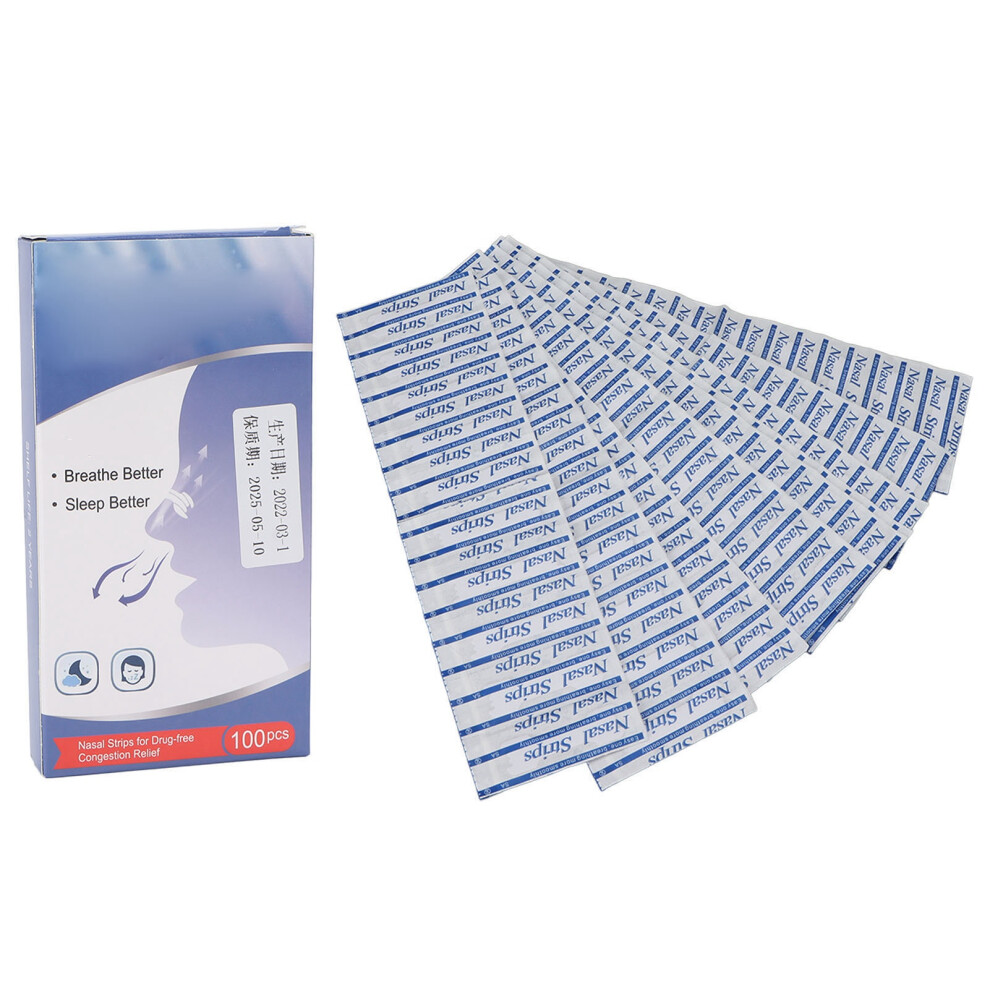 100pcs Snore Relief Nasal Strip Congestion Solution