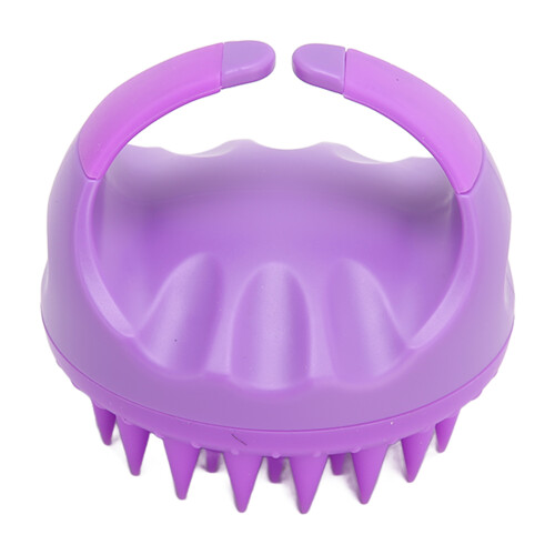 (Purple) Shampoo-Massierer Weiche Silikon Kopfhautbürste