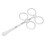 (±‑0.5 D.) Optical Flipper Plastic Lens 0.5D for Amblyopia White 4