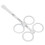 (±1.0 D.) Optical Flipper Plastic Lens 0.5D for Amblyopia White 4