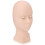 (Pink) Removable Eyelid Silicone Mannequin Head Pink Training 3