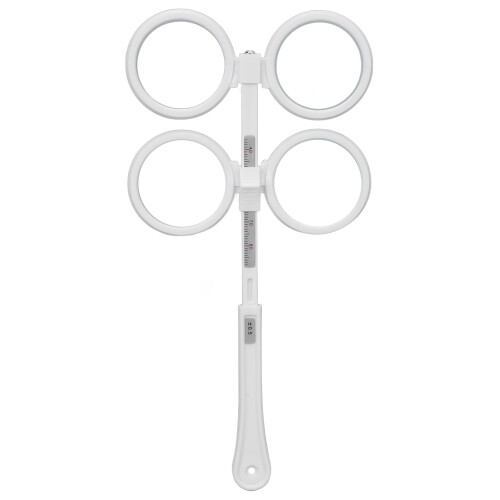 (±‑0.5 D.) Optical Flipper Plastic Lens 0.5D for Amblyopia White 1