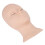 (Pink) Removable Eyelid Silicone Mannequin Head Pink Training 5