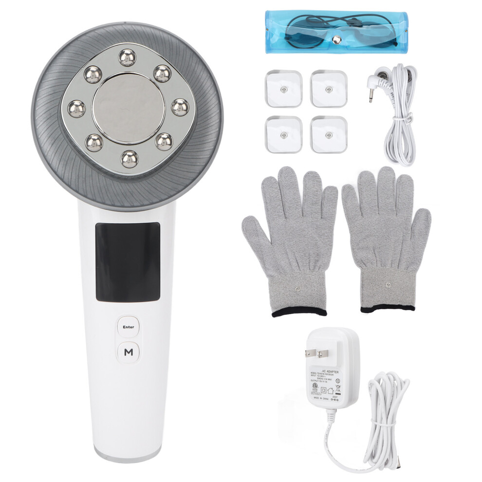 Blue/Red 7 In 1 Rf Body Slimming Machine Lights Ems