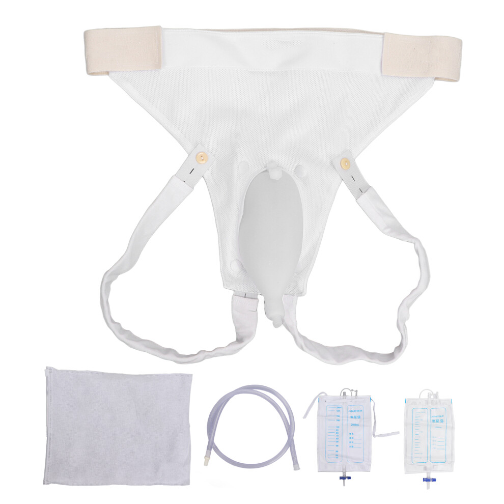 2pcs 1000ml/2000ml Silicone Urinal for Elderly Men Reusable