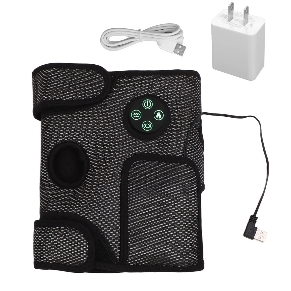 Electric Knee Massager Air Compression Hot Therapy Vibration 110-240V