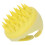(Yellow) Silikon Kopfmassagebürste Shampoo Ergonomisch Rose 1