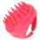 (Rose Red) Silikon Kopfmassagebürste Shampoo Ergonomisch Rose 1