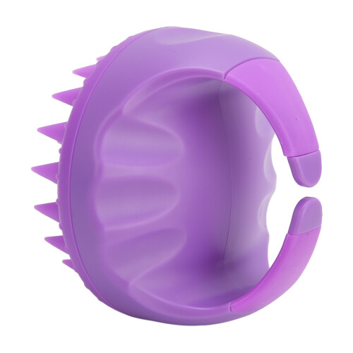 (Purple) Shampoo-Massierer Weiche Silikon Kopfhautbürste 2