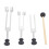 (Silver) Aluminium-Stimmgabel-Set 128/256/512Hz tragbar 4