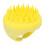 (Yellow) Silikon Kopfmassagebürste Shampoo Ergonomisch Rose 5