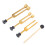 (Gold) Aluminium Stem Fork Set 128/256/512Hz Portable Silver 3