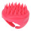 (Rose Red) Silikon Kopfmassagebürste Shampoo Ergonomisch Rose 5