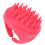 (Rose Red) Silikon Kopfmassagebürste Shampoo Ergonomisch Rose 2