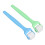 (Blue + Green) 2x Face Massage Roller Anti-Wrinkle Lifting 2
