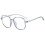 (Grey) Blaulichtfilter-Brille Polygon Leicht Grau 1