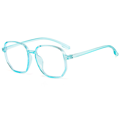 (Blue) Blaulichtfilter-Brille Polygon Leicht Grau