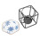 (Maple Leaf) Square Tealight Candle Holder Ceramic Bowl Maple Leaf 2