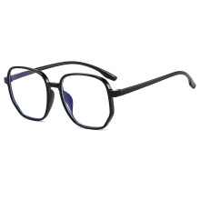(Black) Blaulichtfilter-Brille Polygon Leicht Grau