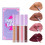 4x Matte Lipgloss 4 Farben wasserfest langlebig 1