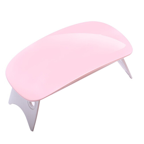 (Pink Split) 6W Foldable UV LED Professional Nail Dryer