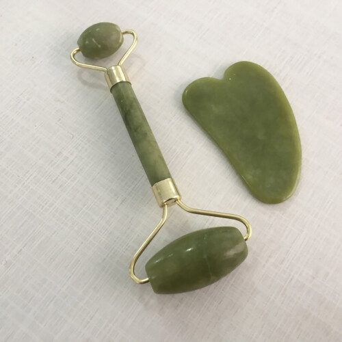 Jadestone Roller & Gua Sha Face Massager