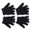 4x Wiederverwendbare Färbhandschuhe, ölproof für Friseure (Schwarz) 2
